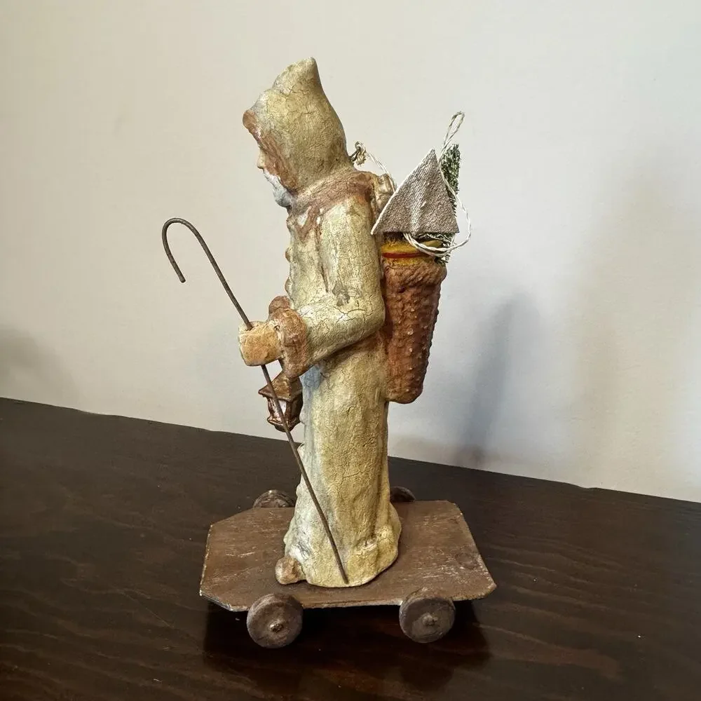 Bethany Lowe Santa Claus Father Christmas St. Nicholas Folk Art 6.5